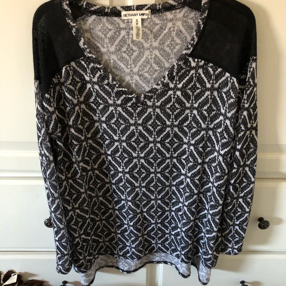 Sheer sweater